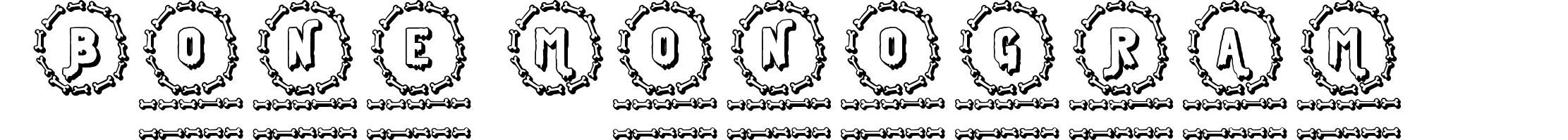Bone Monogram