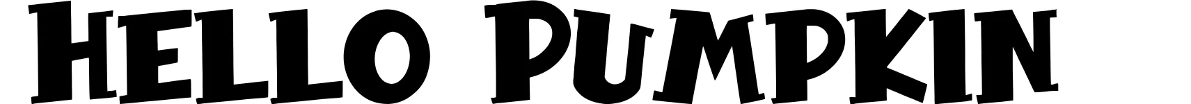 Hello Pumpkin