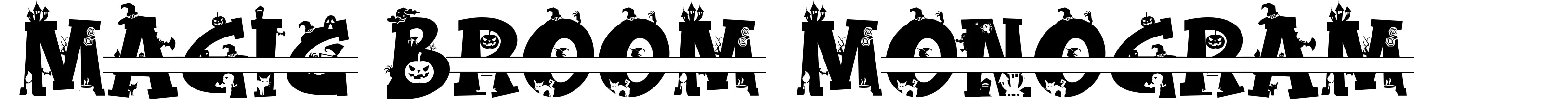 Magic Broom Monogram