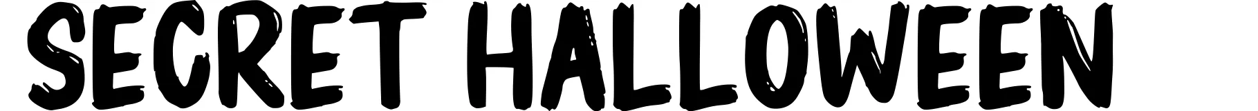 Secret Halloween
