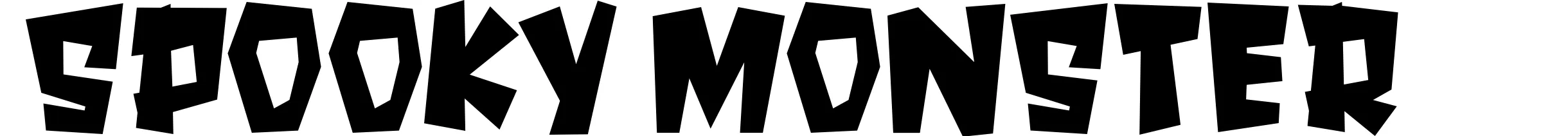 Spooky Monster