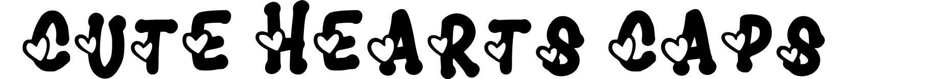Cute Hearts Caps