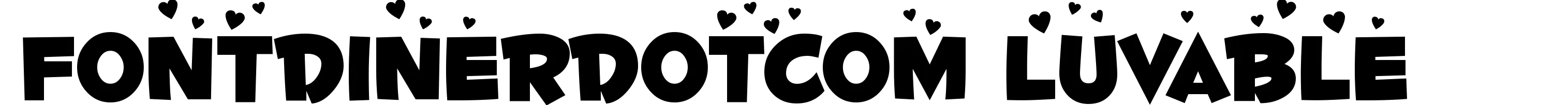 Fontdinerdotcom Luvable