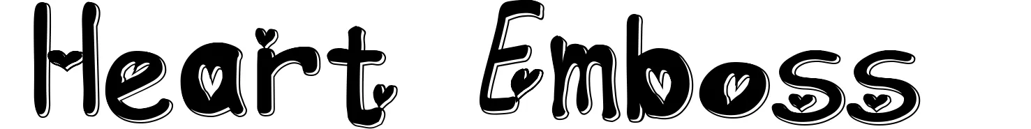 Heart Emboss