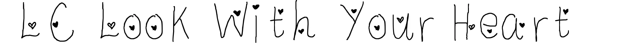 LC Look With Your Heart