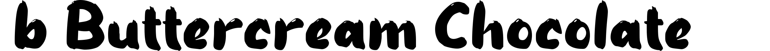 b Buttercream Chocolate