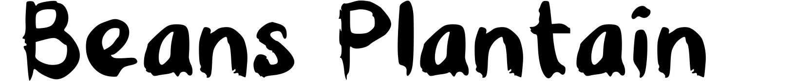 Beans Plantain