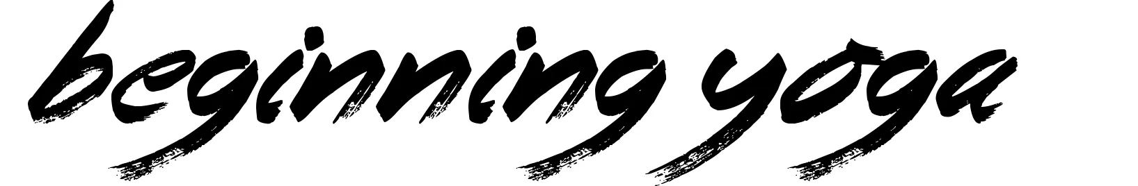 Beginning Yoga