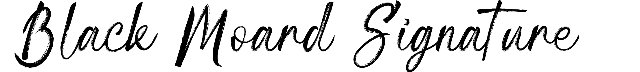 Black Moard Signature