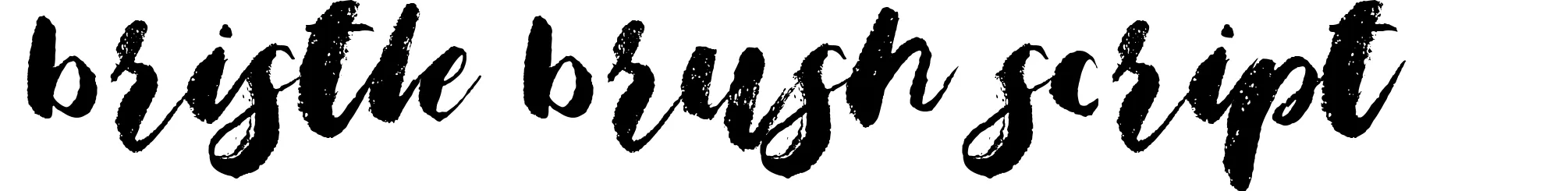 Bristle Brush Script
