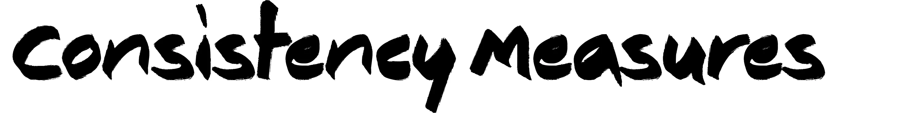 Consistency Measures