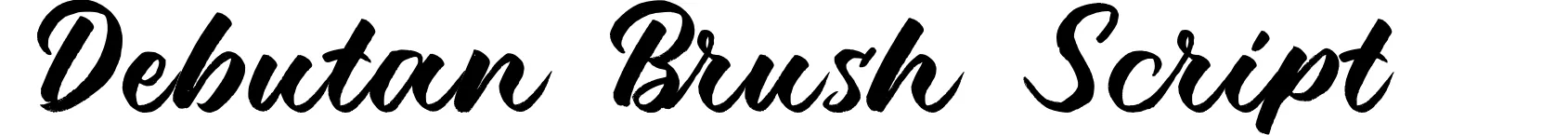 Debutan Brush Script