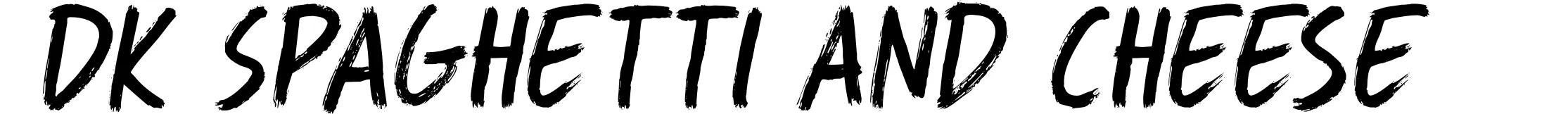 DK Spaghetti And Cheese