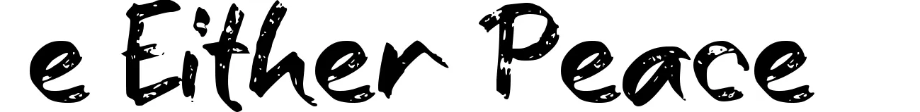 e Either Peace