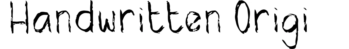 Handwritten Origi