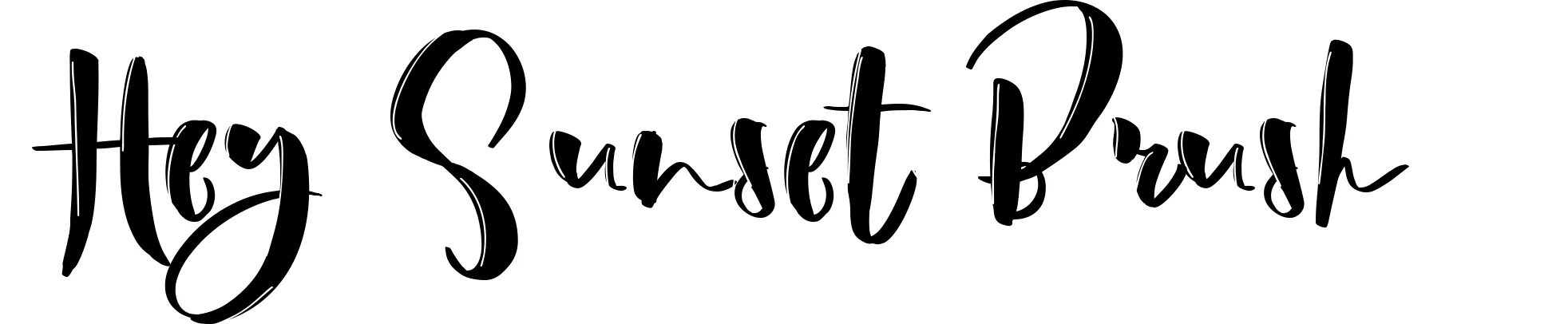 Hey Sunset Brush