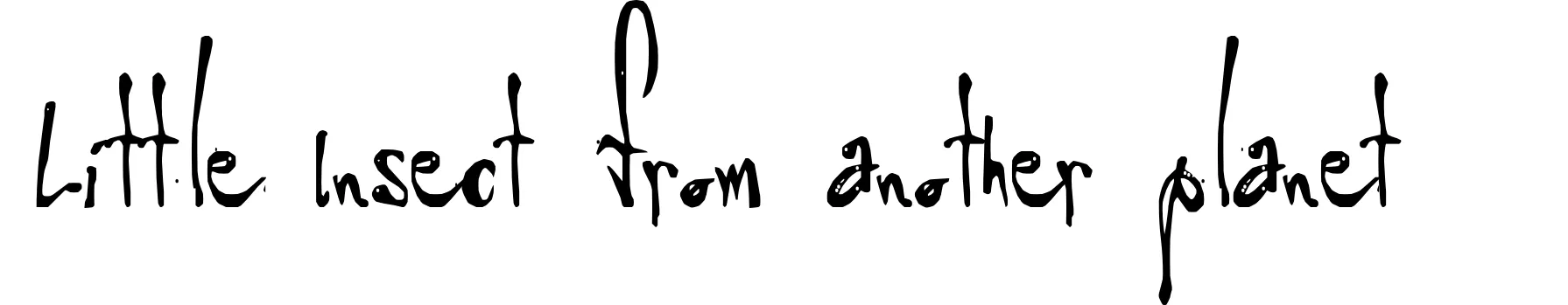 Little Insect from another planet