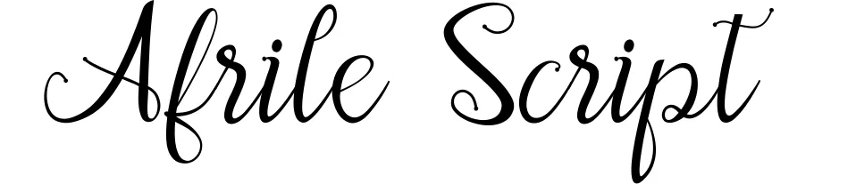 Afrile Script