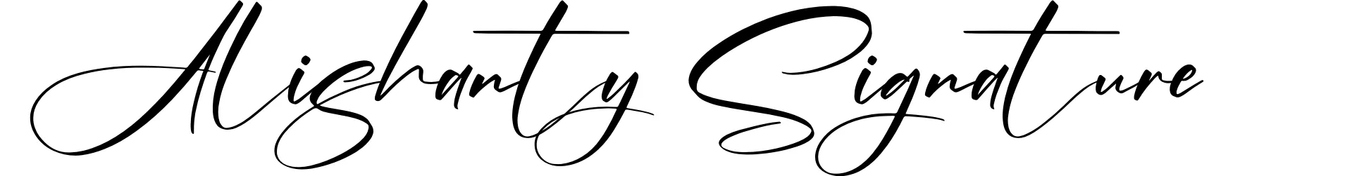 Alishanty Signature