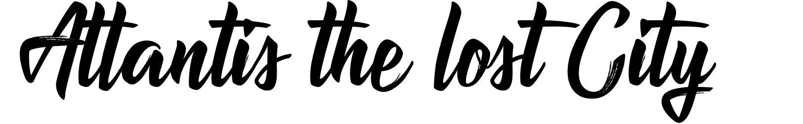 Atlantis the lost City