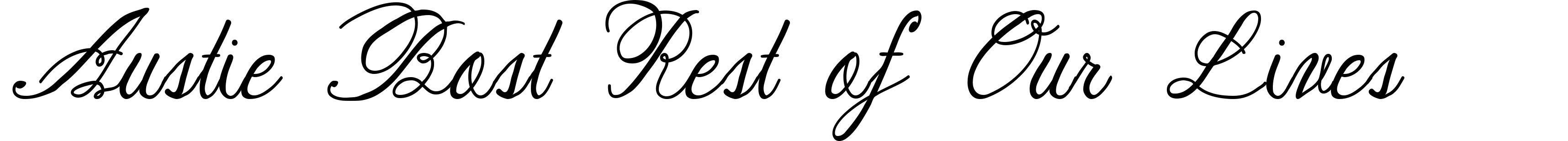 Austie Bost Rest of Our Lives