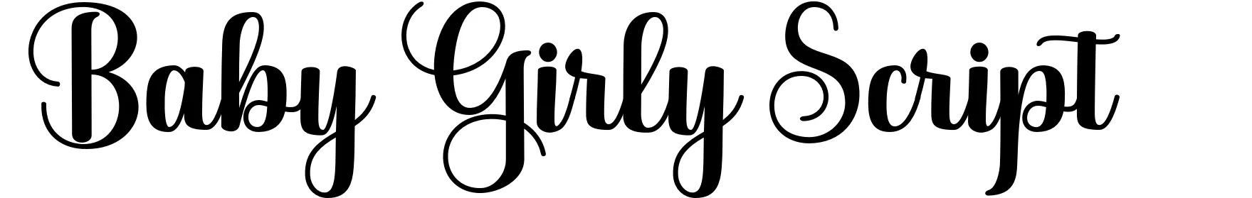Baby Girly Script