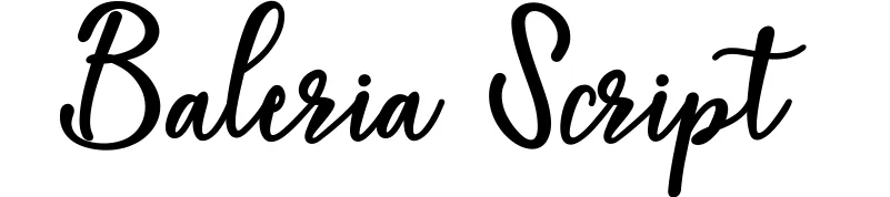 Baleria Script