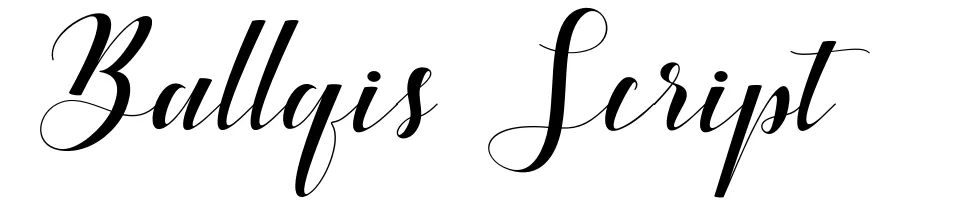 Ballqis Script