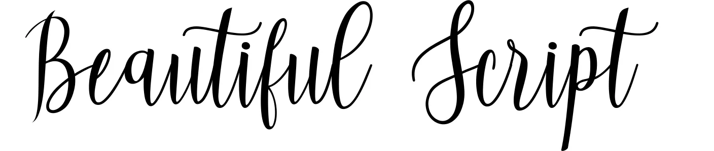 Beautiful Script