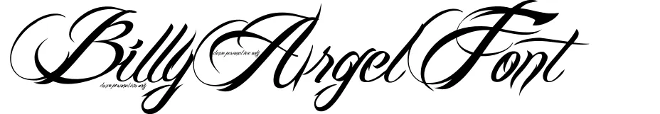 Billy Argel Font