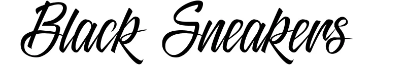 Black Sneakers