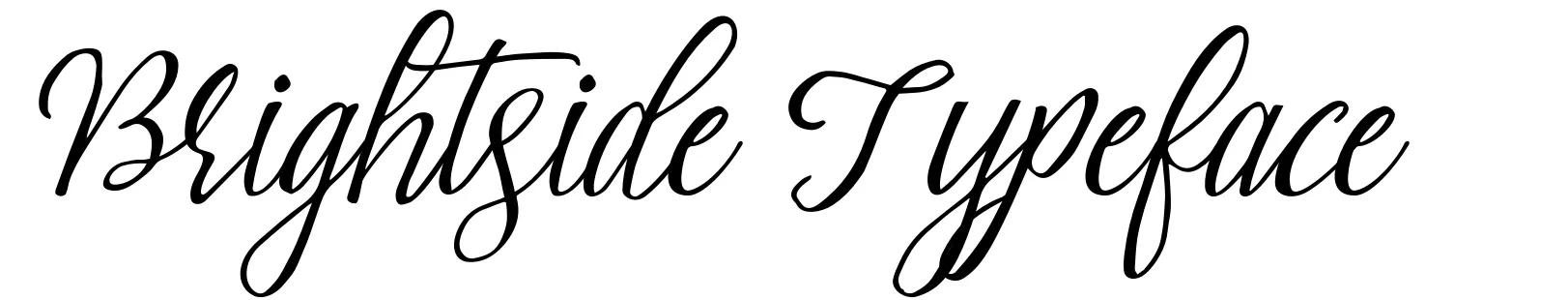 Brightside Typeface