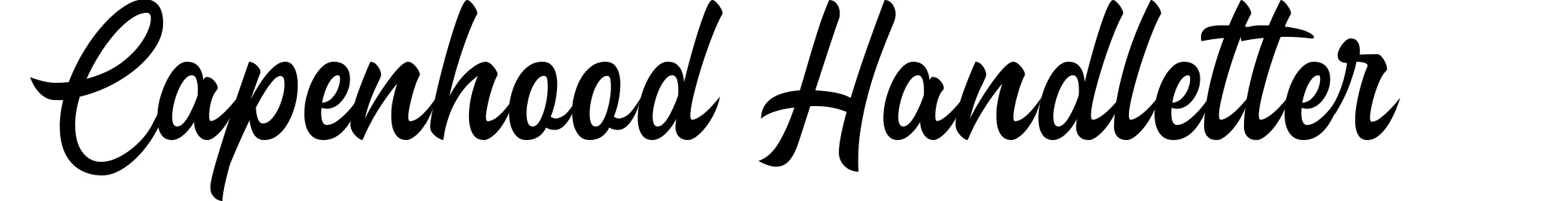 Capenhood Handletter
