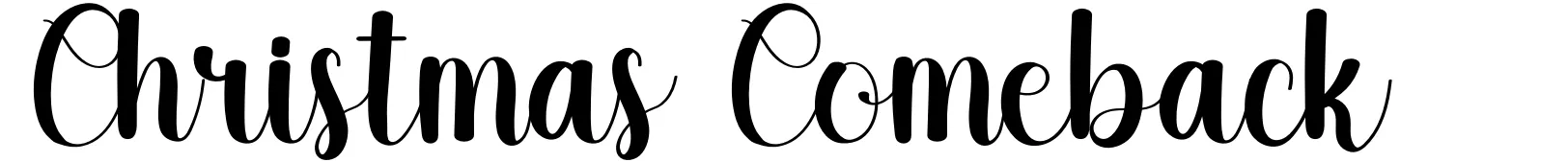 Christmas Comeback