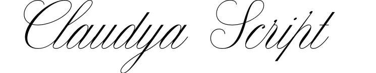 Claudya Script