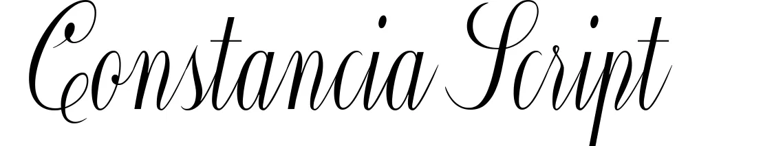 Constancia Script