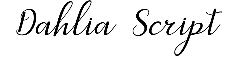 Dahlia Script