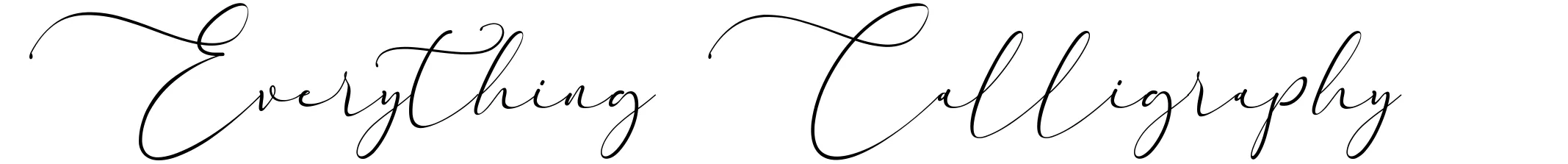 Everything Calligraphy