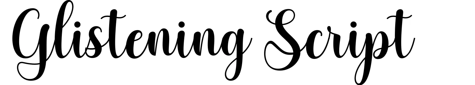 Glistening Script