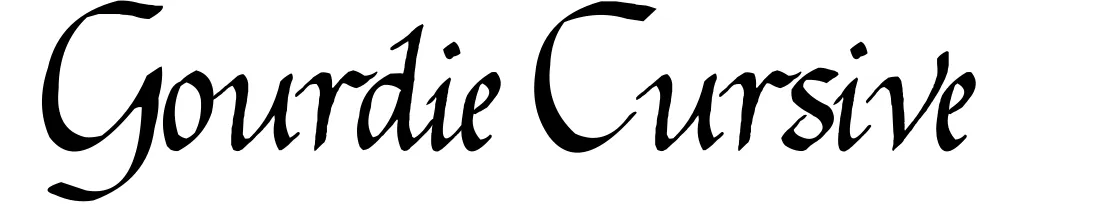 Gourdie Cursive