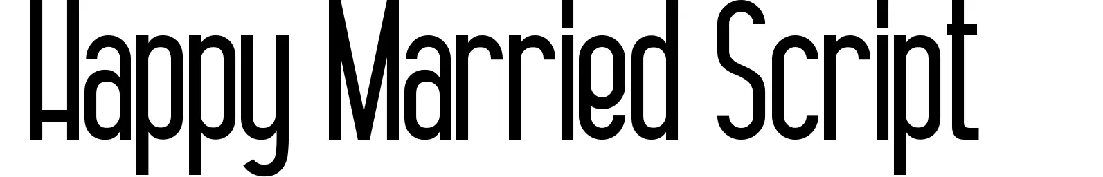 Happy Married Script