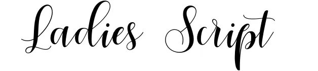 Ladies Script