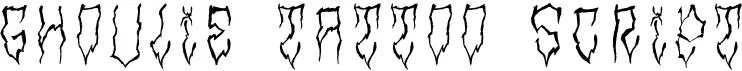 Ghoulie Tattoo Script