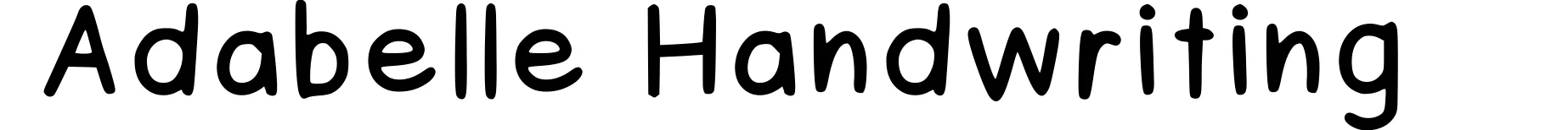 Adabelle Handwriting