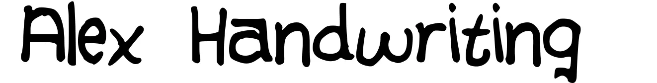 Alex Handwriting