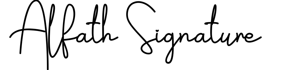 Alfath Signature