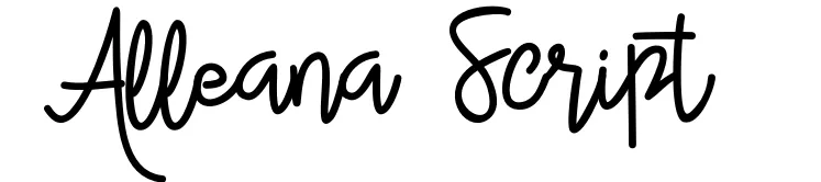 Alleana Script