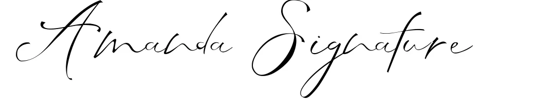 Amanda Signature