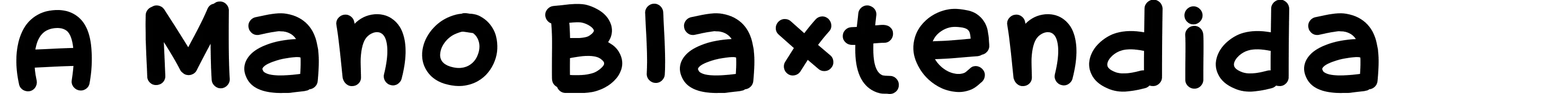 A Mano Blaxtendida