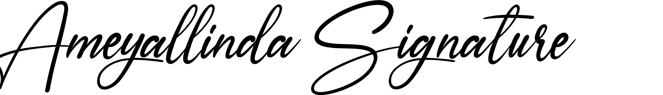 Ameyallinda Signature